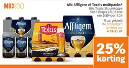 Albert Heijn Alle Affligem of Texels multipacks aanbieding