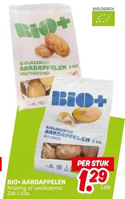 Dekamarkt Bio+ aardappelen aanbieding