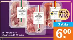 Albert Heijn Alle AH Excellent vleeswaren aanbieding