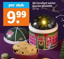 Albert Heijn AH Excellent winter wonder koekblik aanbieding