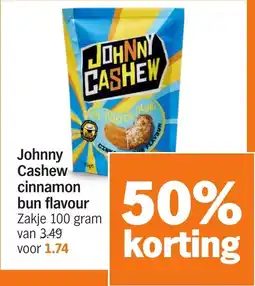 Albert Heijn Johnny cashew cinnamon bun flavour aanbieding