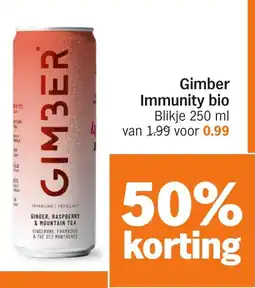 Albert Heijn Gimber immunity bio aanbieding