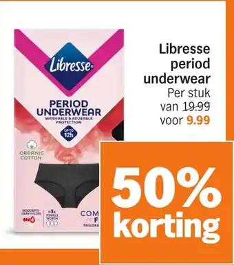 Albert Heijn Libresse period underwear aanbieding