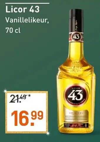 Albert Heijn Licor 43 Vanillelikeur aanbieding