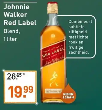 Albert Heijn Johnnie walker red label blend aanbieding