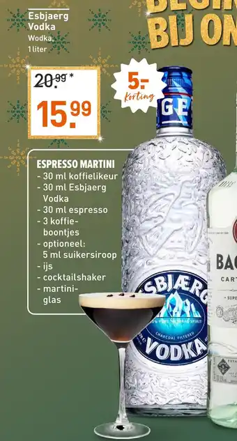 Albert Heijn Esbjaerg Vodka aanbieding