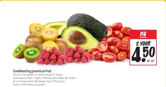 Jumbo Combikorting groente en fruit aanbieding