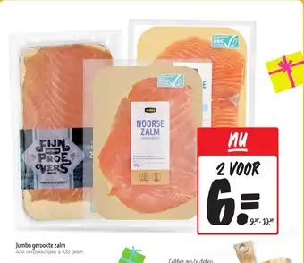Jumbo Jumbo gerookte zalm aanbieding
