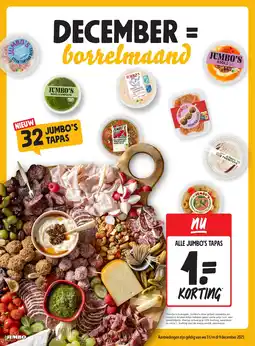 Jumbo Alle jumbo's tapas aanbieding
