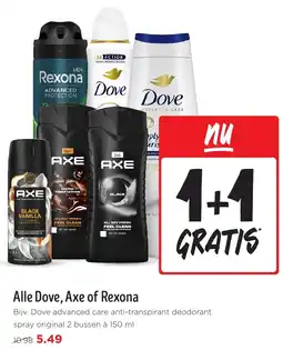Jumbo Alle Dove, Axe of Rexona aanbieding