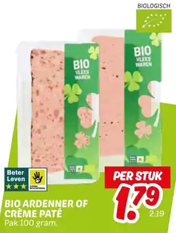 Dekamarkt Bio ardenner of crème paté aanbieding