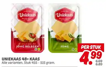 Dekamarkt Uniekaas 48+ Kaas aanbieding