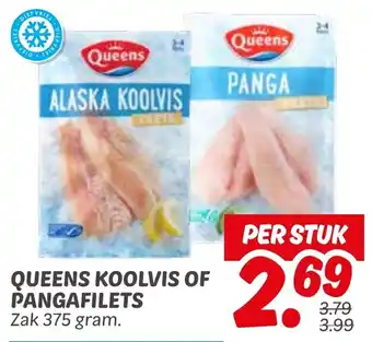 Dekamarkt Queens Koolvis of Pangafilets aanbieding