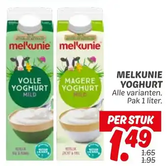Dekamarkt Melkunie Yoghurt aanbieding