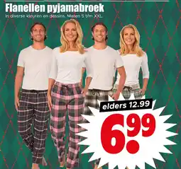 Dirk Flanellen pyjamabroek aanbieding