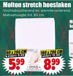 Dirk Molton stretch hoeslaken aanbieding