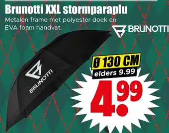 Dirk Brunotti XXL stormparaplu aanbieding