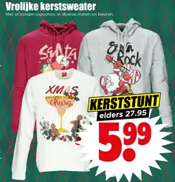 Dirk Vrolijke kerstsweater aanbieding
