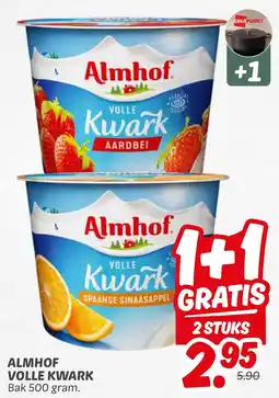 Dekamarkt Almhof Volle Kwark aanbieding