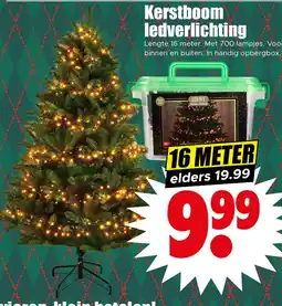 Dirk Kerstboom ledverlichting aanbieding
