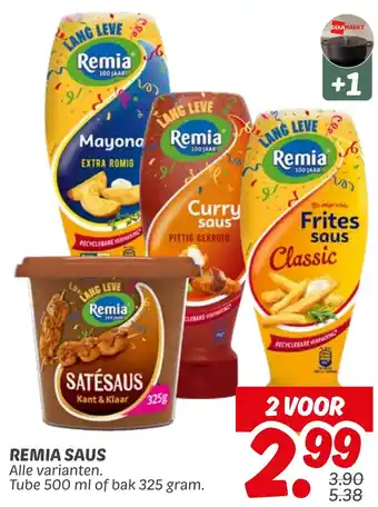Dekamarkt Remia Saus aanbieding