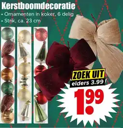 Dirk Kerstboomdecoratie aanbieding