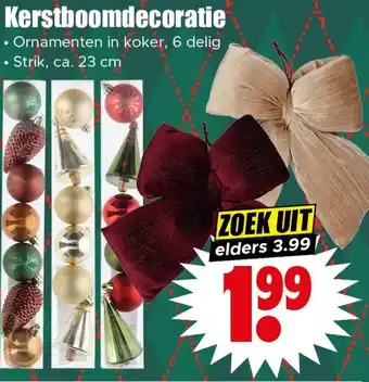 Dirk Kerstboomdecoratie aanbieding