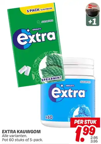 Dekamarkt Extra Kauwgom aanbieding