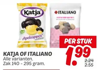 Dekamarkt Katja of Italiano aanbieding