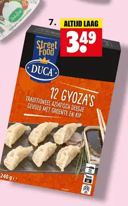 Dirk Duca gyoza's aanbieding