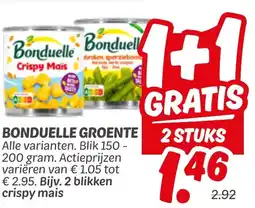 Dekamarkt Bonduelle Groente aanbieding