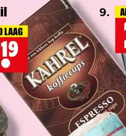 Dirk Kahrel koffiecups espresso aanbieding