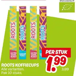 Dekamarkt Roots Koffiecups aanbieding