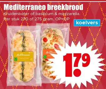 Dirk Mediterraneo breekbrood aanbieding