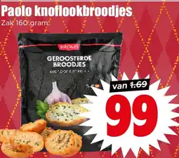 Dirk Paolo knoflookbroodjes aanbieding