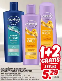 Dekamarkt Andrélon Shampoo, Conditioner, Haarcrème of Haarmasker aanbieding