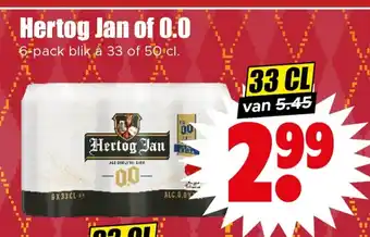 Dirk Hertog Jan of 0.0 aanbieding