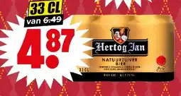 Dirk Hertog Jan Natuurzuiver Bier aanbieding