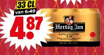 Dirk Hertog Jan Natuurzuiver Bier aanbieding
