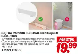 Dekamarkt Sinji Infrarood Schimmelbestrijder SIAM-0109 aanbieding