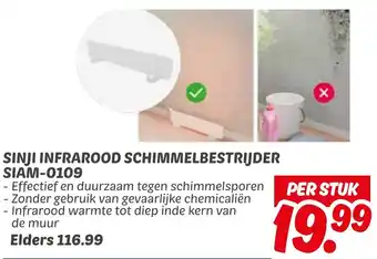 Dekamarkt Sinji Infrarood Schimmelbestrijder SIAM-0109 aanbieding