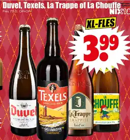Dirk Duvel, Texels, La Trappe of La Chouffe aanbieding
