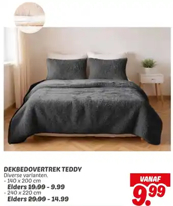 Dekamarkt Dekbedovertrek Teddy aanbieding