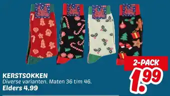 Dekamarkt Kerstsokken aanbieding