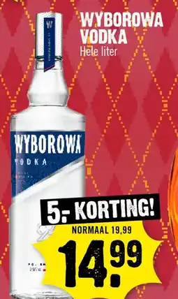 Dirk Wyborowa Vodka aanbieding