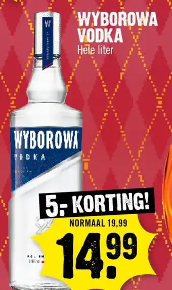 Dirk Wyborowa Vodka aanbieding
