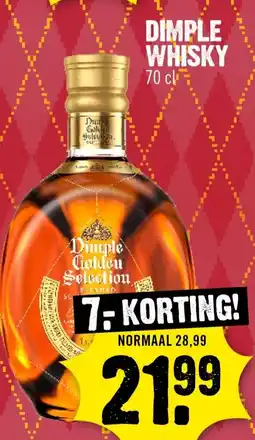 Dirk Dimple Whisky aanbieding