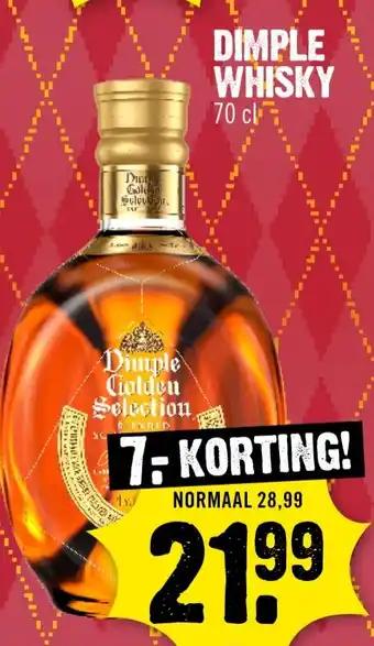 Dirk Dimple Whisky aanbieding