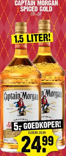Dirk Captain Morgan Spiced Gold aanbieding