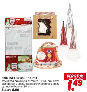 Dekamarkt Knutselen met Kerst aanbieding